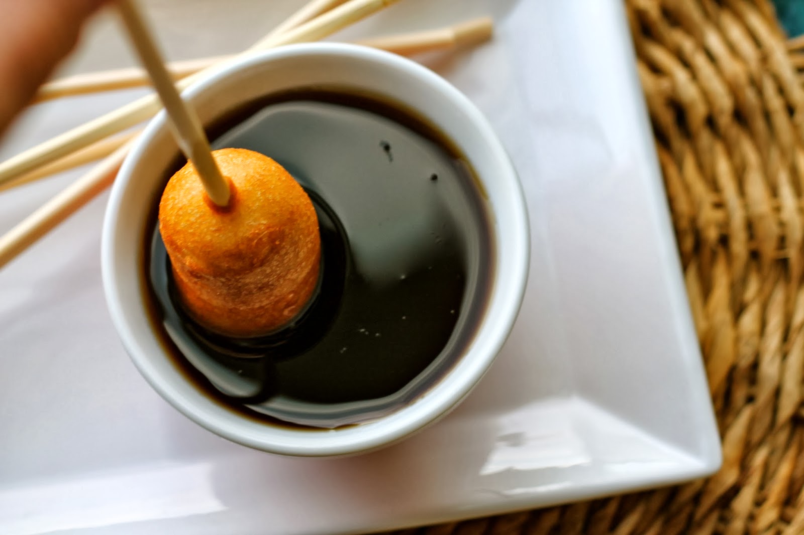 Mrs. Schwartz's Kitchen Pigs in a Blanket on a Stick