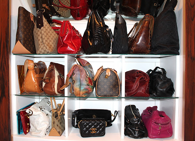/></p> <p>Got purses? Want more? You might be a collector. An appreciator. You might have a purse closet.</p> <p>I've been realizing how often my brain reverts to Purse-Think:</p> <p>* Oooo, dinner after work with colleagues at a deluxe restaurant. Wait! That'll end up being at least $70, which I could apply to a new purse.</p> <p>* New shoes! Wait. I have shoes. Excellent leather shoes will be over $200. What purse could I get for that?</p> <p>* Probably should update my computer. Wait! It actually still works. That'd be at least $1000, with software. I could get a luxe handbag with that.</p> <p>Any other handbag collectors find themselves translating financial decisions by whether it would be better spent on a New Purse!?</p>