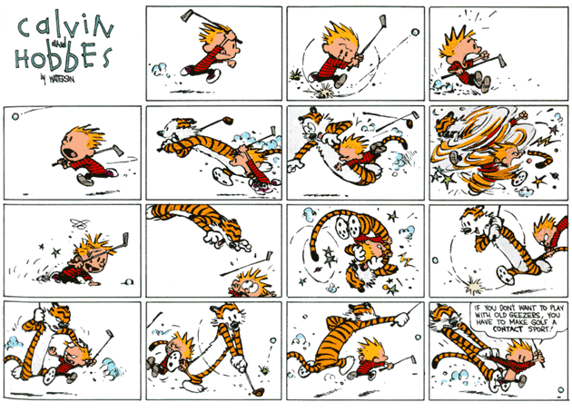 calvin hobbes comic strips calvin golf calvin hobbes comic strips calvin golf