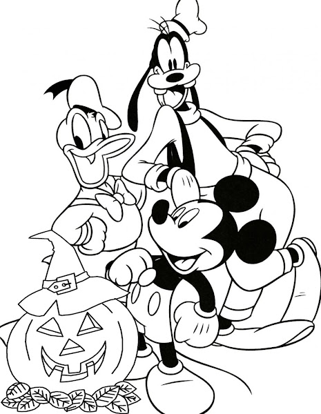 Disney Mickey Mouse Coloring Pages Printable
