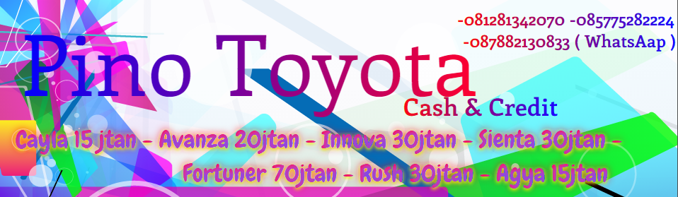 TOYOTA CASH CREDIT OR TRADE IN