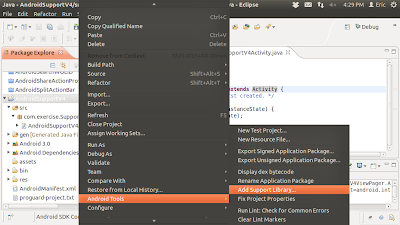 Add Support Library... Add Support Library...