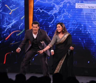 Salman and Rani on Bigg Boss 6 opening episosde