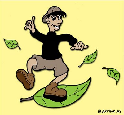 Membuat Daun Berjatuhan Di Blog
