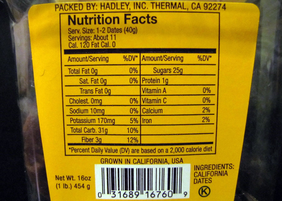 Smells Like Food in Here Hadley Whole Fancy Medjool Dates