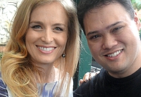 Angélica e Cleber em maio de 2012