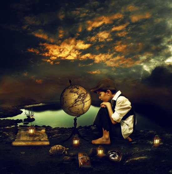 As surreais foto-manipulações de Lana Tustich Lana Tustich deviantart foto-manipulações photoshop surreal sombrio emotivo