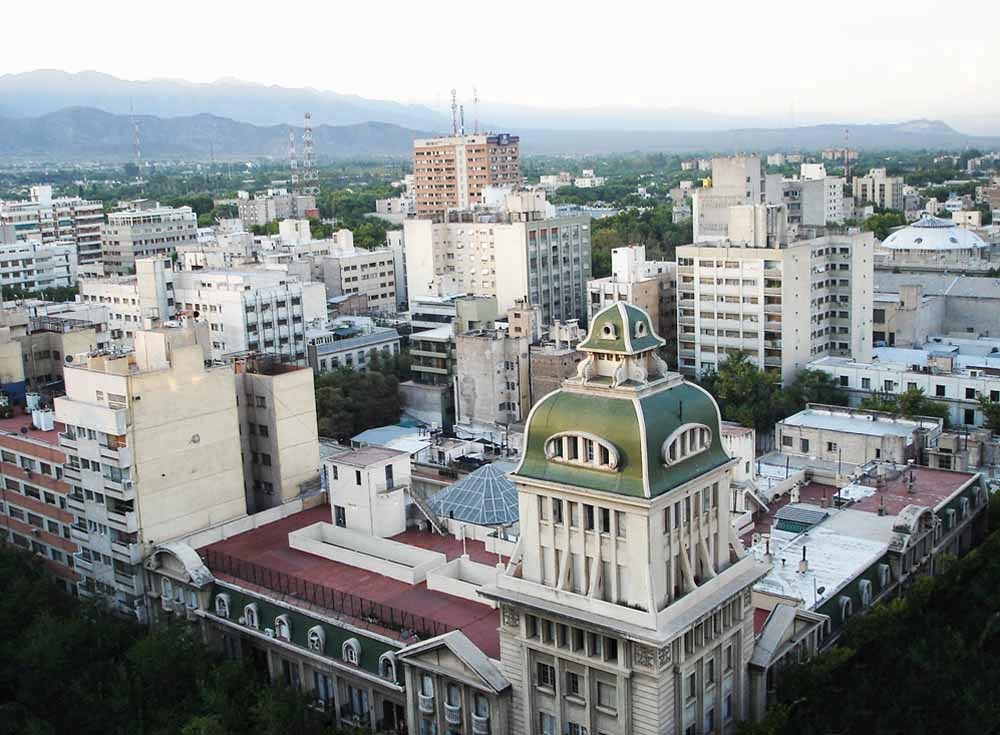 MENDOZA, THE CAPITAL CITY OF MENDOZA PROVINCE, IN ARGENTINA