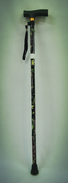 25.   Walking stick foldable colourful 可折手杖 tongkat boleh lipat