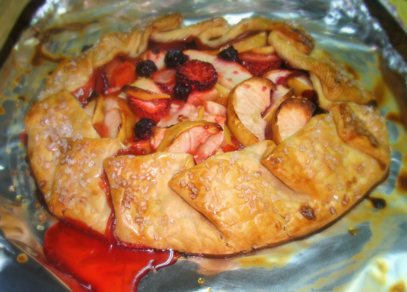 Sew Homegrown Simple Fruit Galette