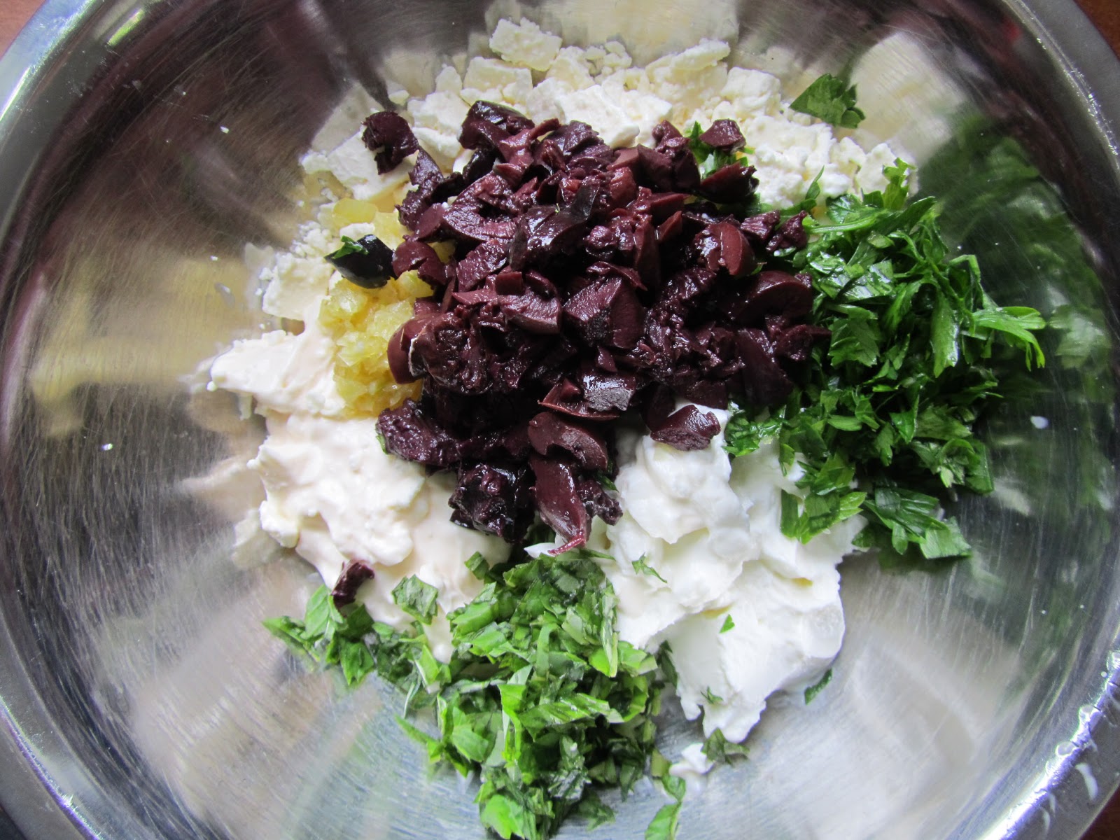Loaves n Dishes GREEK LAMB BURGERS with FETA & OLIVE BURGER SAUCE
