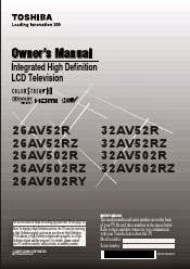 TOSHIBA 24L4200U MANUAL