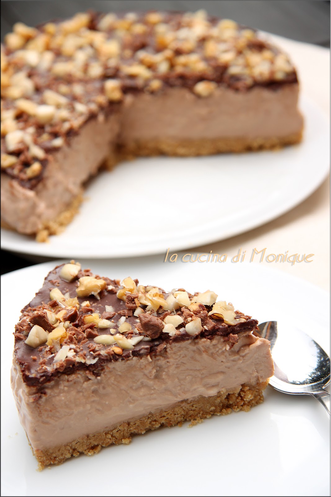 LA CUCINA DI MONIQUE Cheesecake con yogurt alla vaniglia e copertura