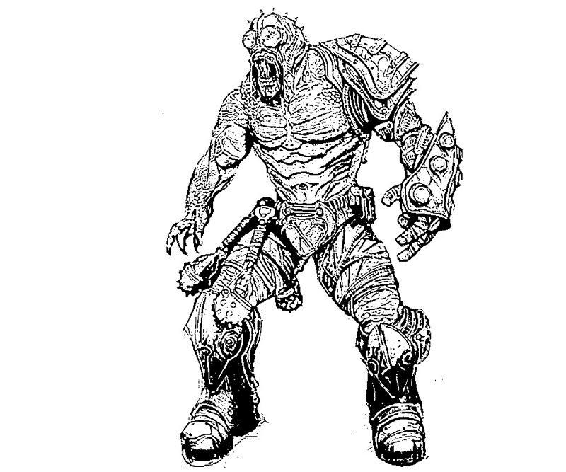 Gears Of War Game Free Coloring Pages