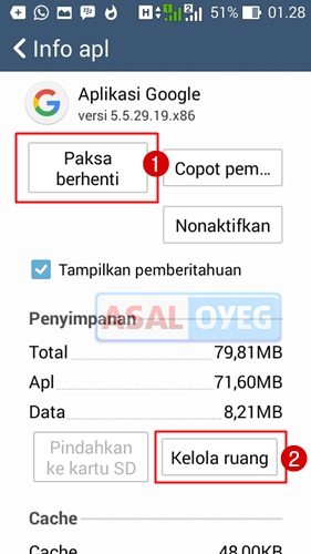 Cara Cepat Mengatasi Google Penelusuran Telah Terhenti di Android Google Penelusuran terhenti