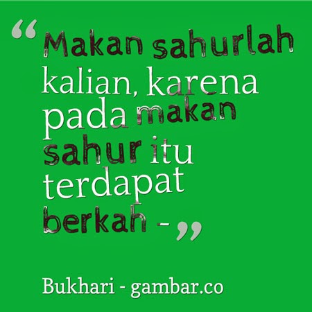 Kumpulan Artikel Islam Keberkahan Makan Sahur