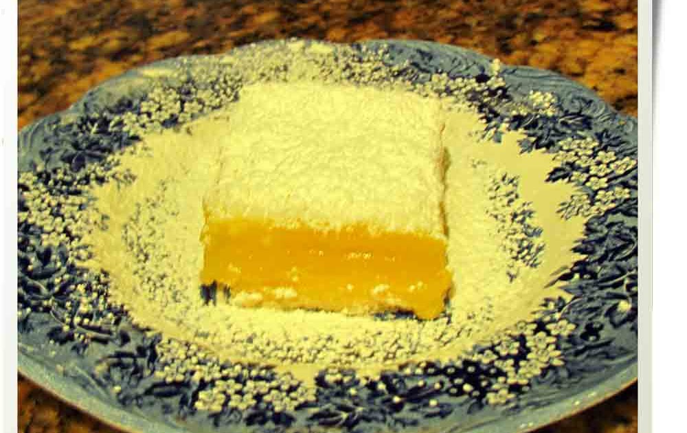 Barefoot Contessa, Ina Garten's Wonderful Lemon Bars Jan CAN Cook