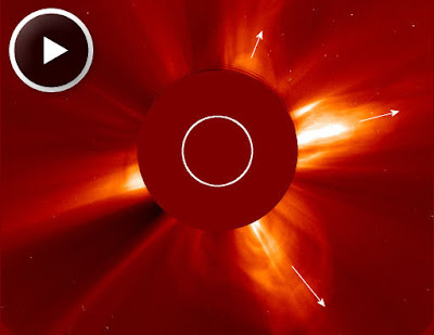 Pelicula Soho, triple eyeccion de masa coronal 03 de noviembre 2012 Pelicula Soho, triple eyeccion de masa coronal 03 de noviembre 2012