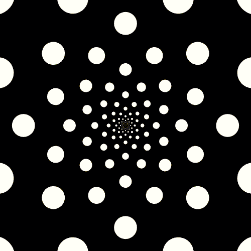 Os hipnóticos, alucinantes e psicodélicos gif animados juntando arte e matemática de David Whyte David Whyte bees and bombs gif animados matemáticos hipnóticos