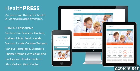 HealthPress – Health and Medical WordPress Theme V1.2