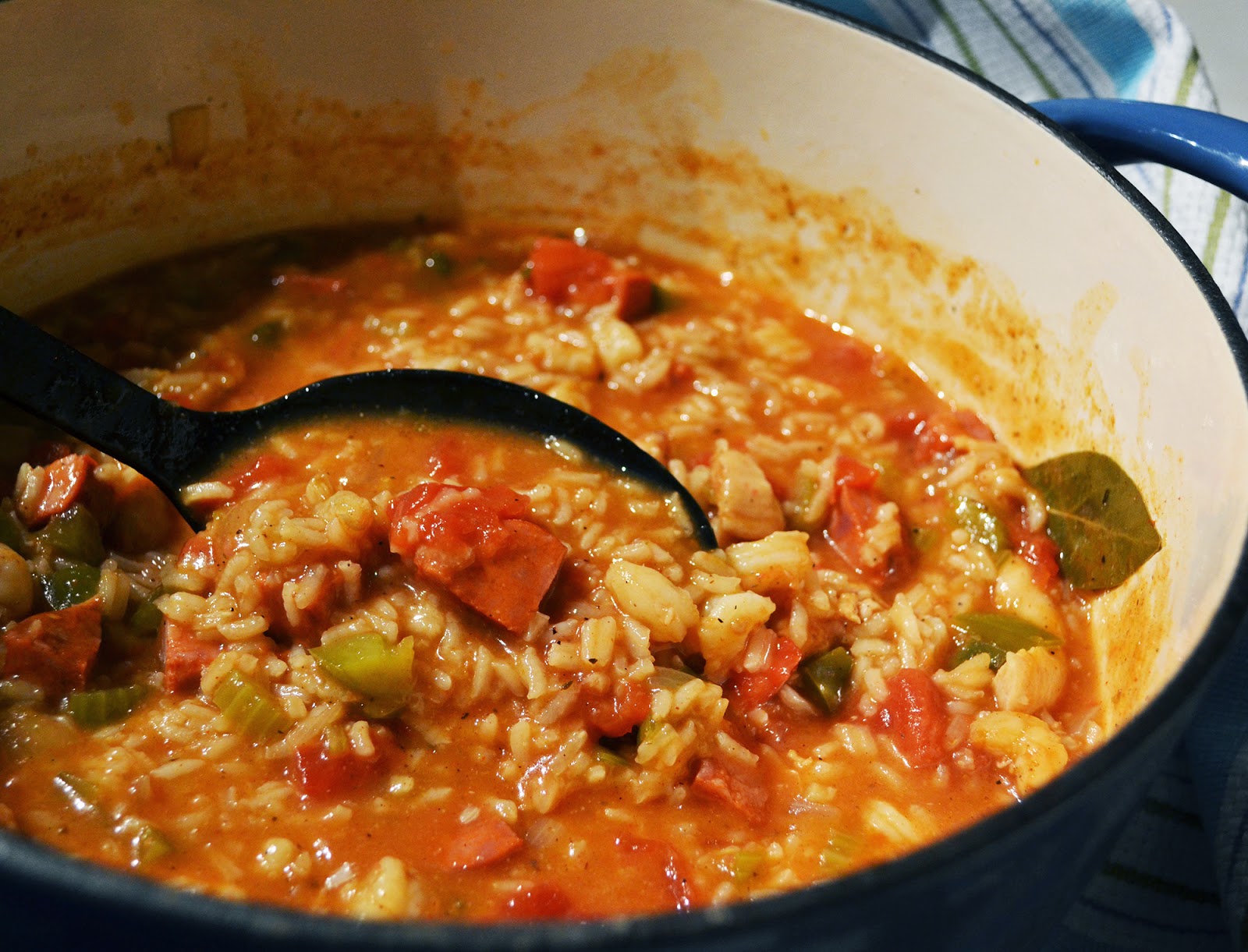Let's Make Stone Soup Flip Flip Flip over Emeril's Cajun Jambalaya