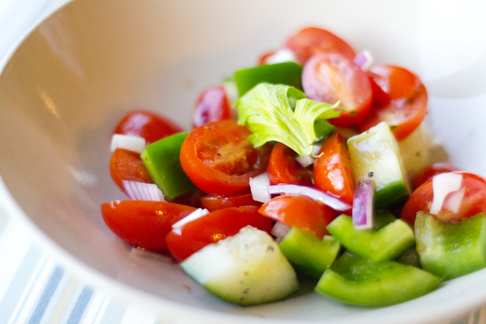The World in My Kitchen Gazpacho Salad