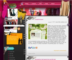 A La Mode Blogger Template