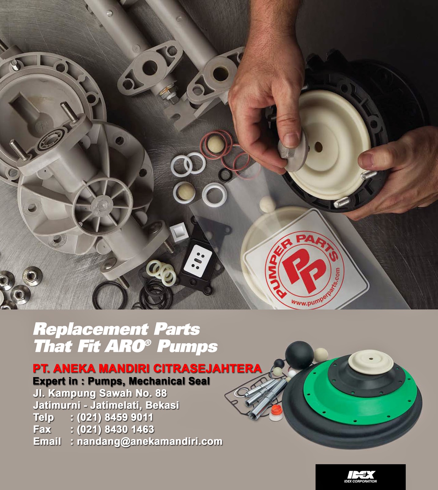 Replacement Parts Air Operated Double Diaphragm (AODD) Pumps