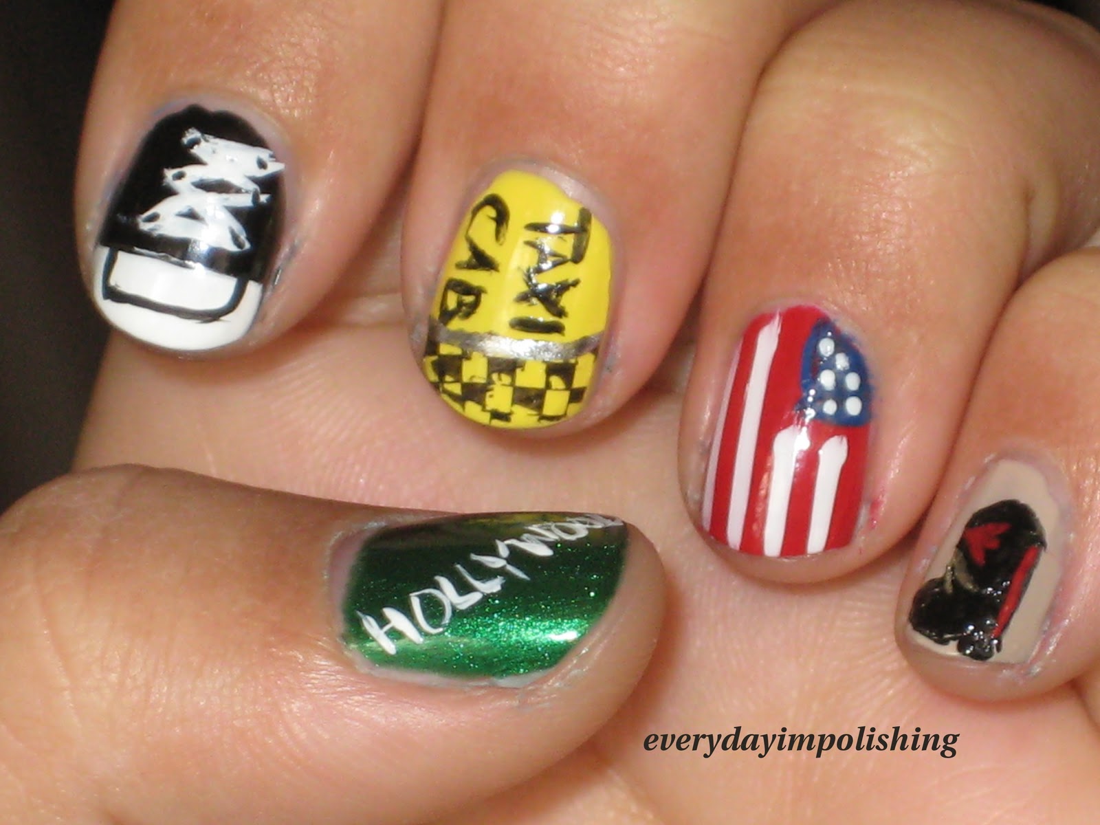 Nails on Nails on Nails Day 22 Nails Inspired by A SONG