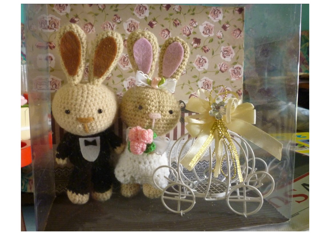 Joy For Craft: Wedding Bunny Crochet Pattern