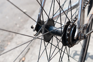 atala, bike, bicycle, the biketorialist, biketorialist, single speed, fixed speed, fixie, new York, NY , new York city, USA Rd, red, frame, velocity , tim macauley, timothy macauley, model, frame, hub, chain, 