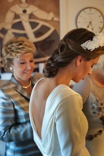 la petite maison: vestido de novia con mangas de "quita y pon"