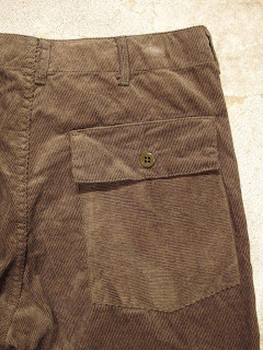 Engineered Garments "Rugby Short & Fatigue Short in Olive 14W Corduroy" Spring/Summer 2015 SUNRISE MARKET