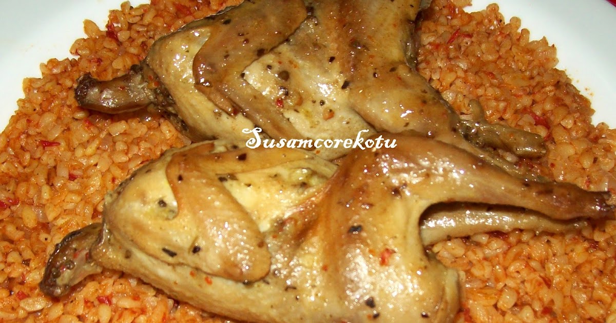 BILDIRCIN ETİ,FIRIN POŞETİNDE KIZARMIŞ BILDIRCIN Susam Çörek Otu