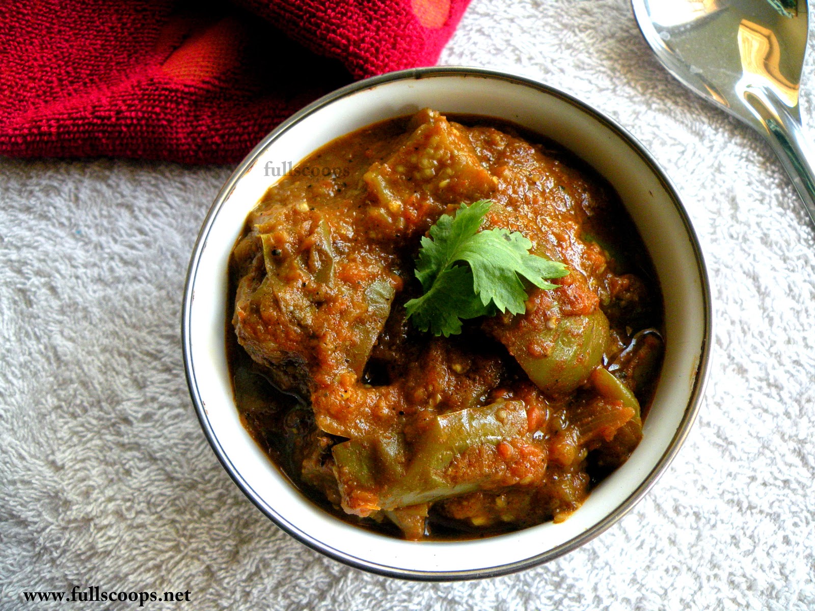 Brinjal Curry Recipe / Kathrikai Thokku Recipe Full Scoops A food