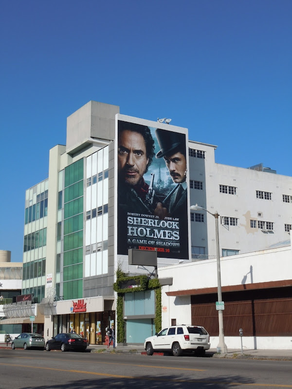 Sherlock Holmes A Game of Shadows billboard