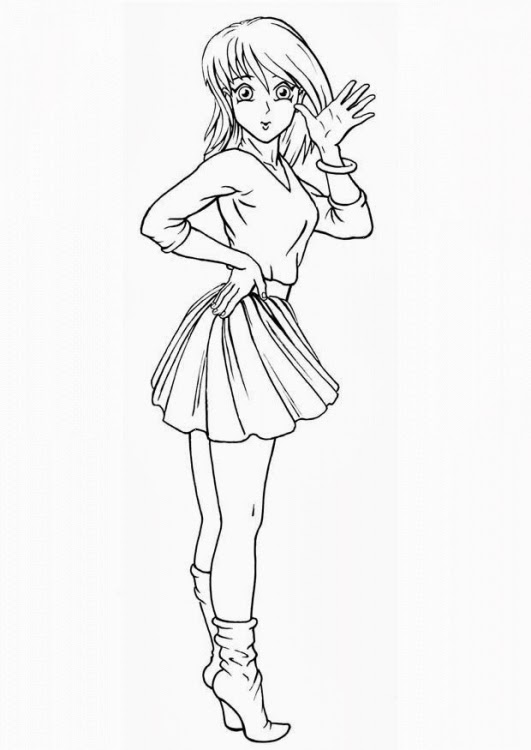 Manga malvorlagen Idea