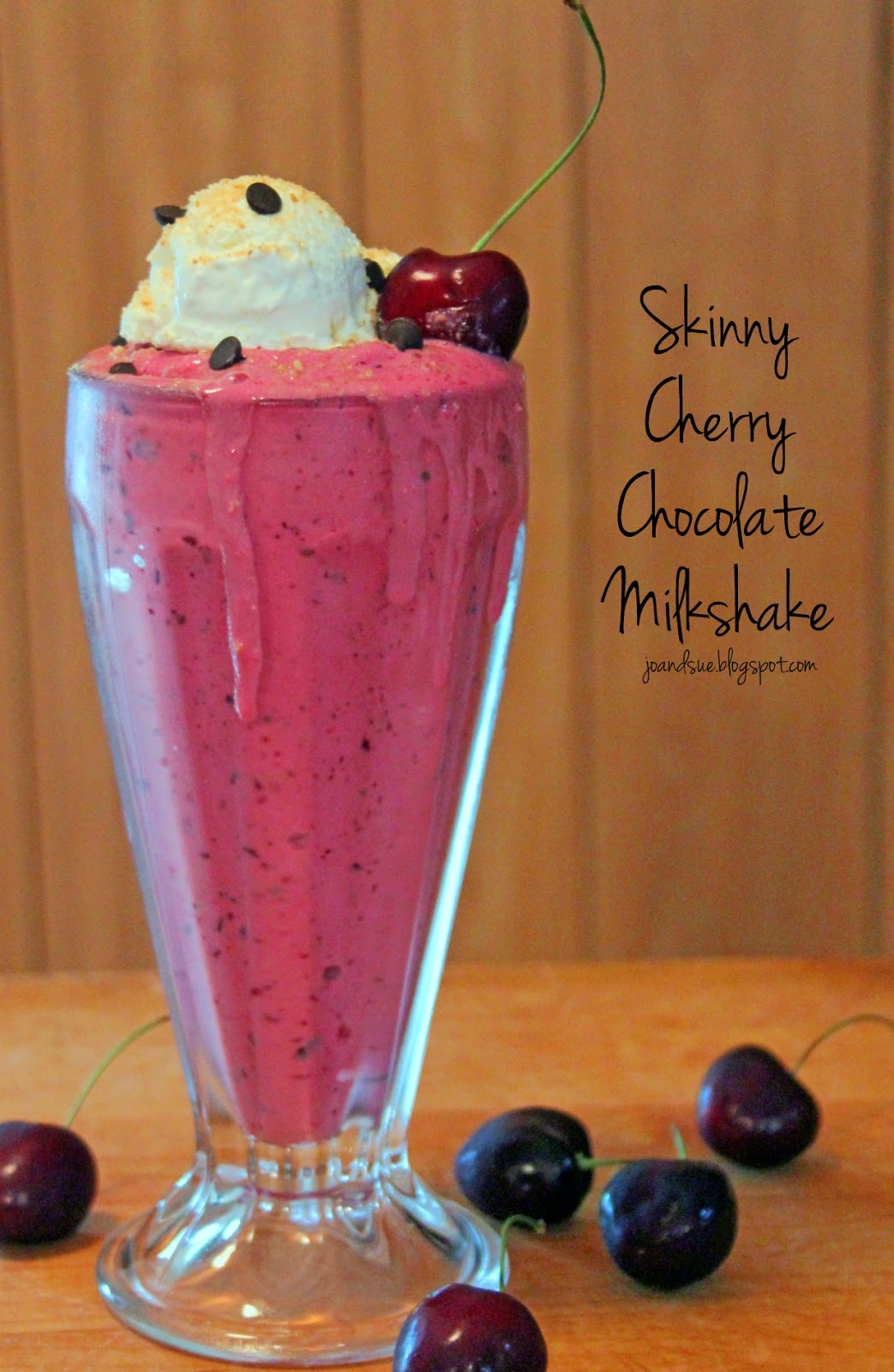 Jo and Sue Skinny Cherry Chocolate Milkshake