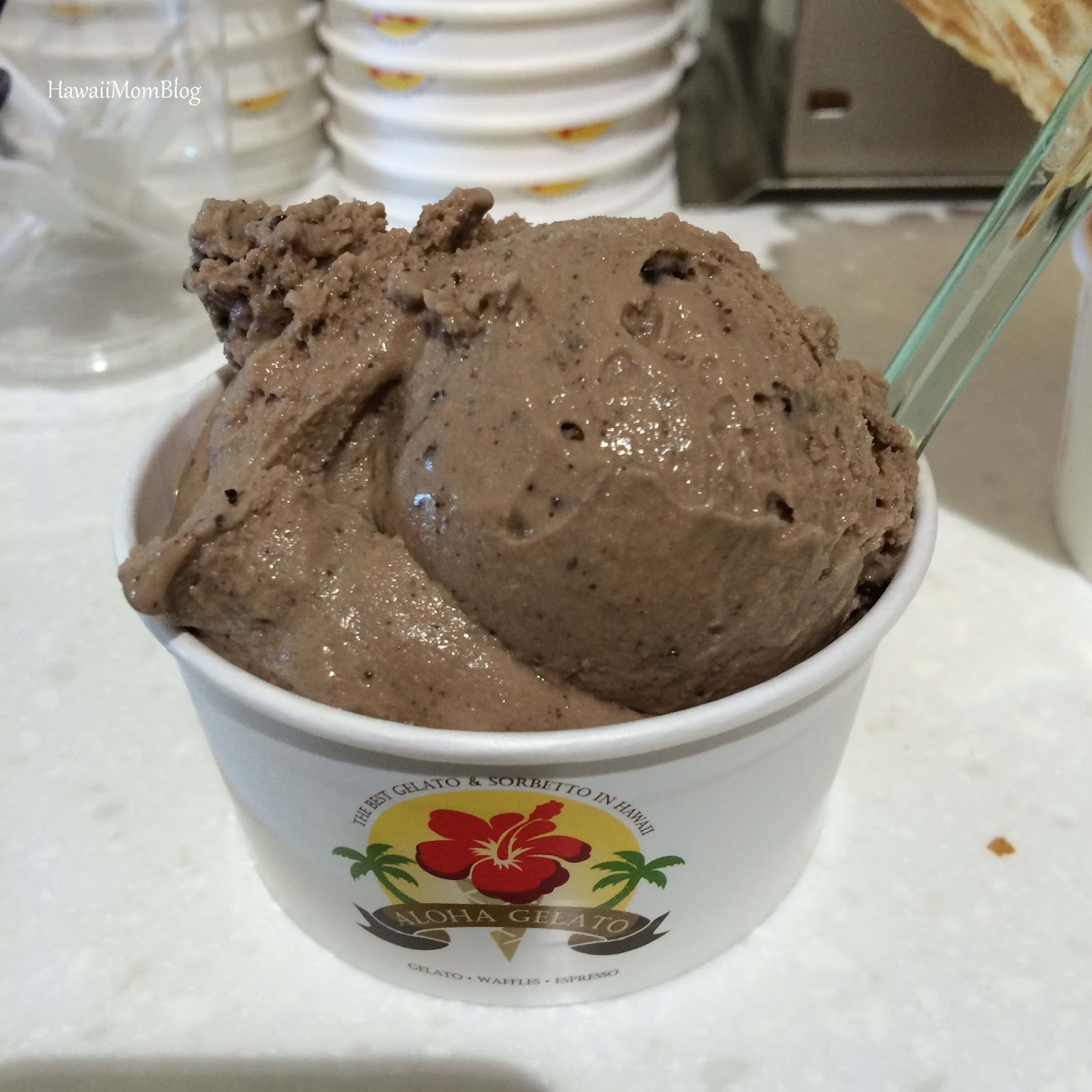 Hawaii Mom Blog Aloha Gelato Pearlridge Center