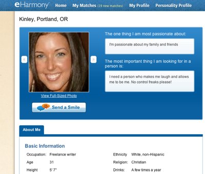 facebook dating profile examples