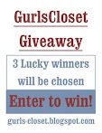 @6 july: GurlsCloset Giveaway