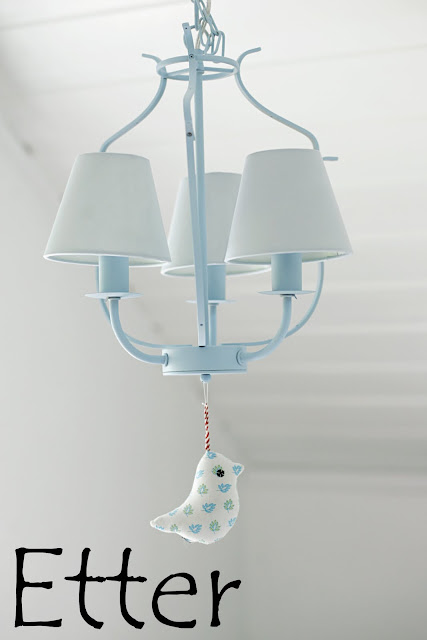 Stines hjem livet på landet: "pimping" av ikea lampe!