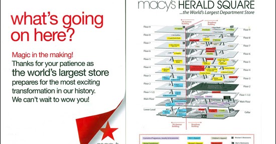 Fashion Herald Macy S Herald Square The Renovation Map