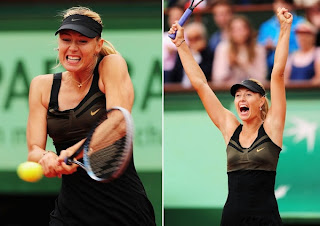 Maria Sharapova tuvo una dura final Maria Sharapova tuvo una dura final