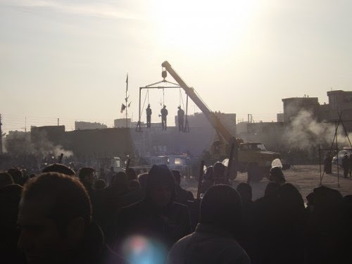 Public hanging, Bonab, Iran, Jan. 21, 2015