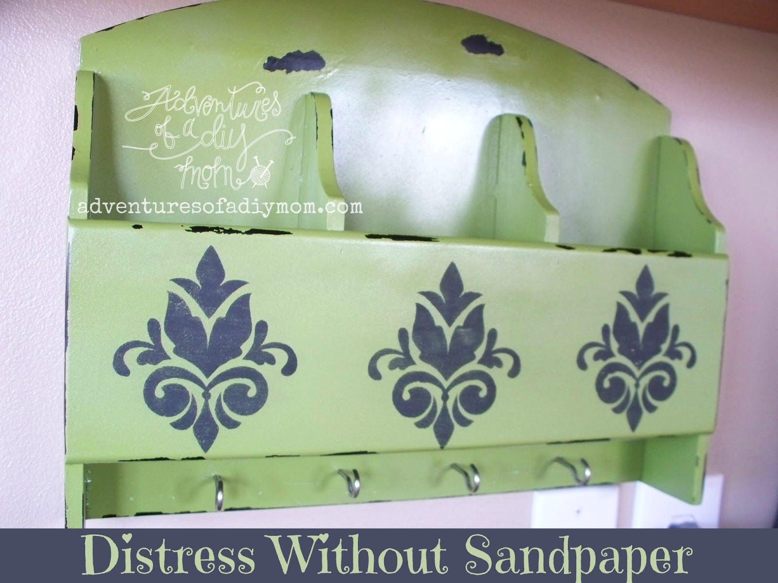How to Distress Paint without Sandpaper Adventures of a DIY Mom