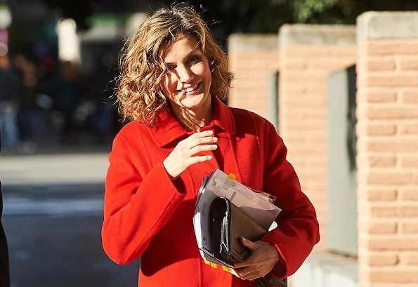 Queen Letizia of Spain attends a meeting with the Board of the Spanish Federation of Rare Diseases (FEDER) at FEDER headquarters