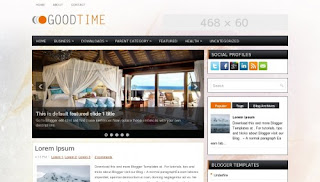 GoodTime Blogger Template Download GoodTime Blogger Template