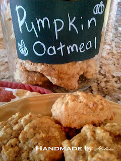 pumpkin and oatmeal cookies
