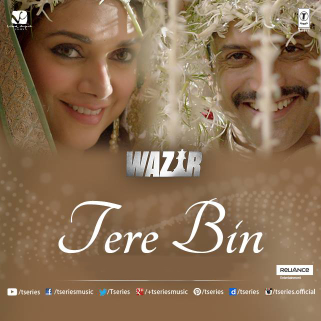 Tere Bin Lyrics Wazir Sonu Nigam, Shreya Ghoshal SONGS ON LYRIC